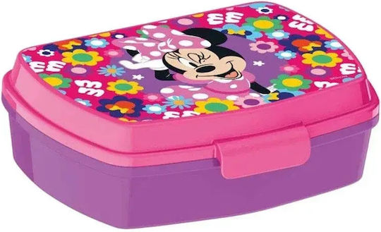 Stor Plastic Kids Food Container Minnie Thermal Multicolour 17 x 14 x 6.5cm