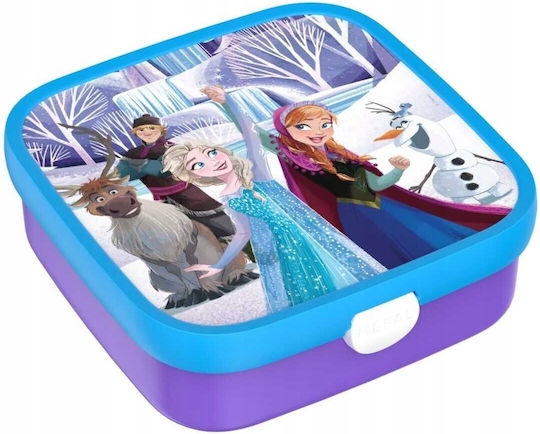 Mepal Campus Kunststoff Kinderlebensmittelbehälter Frozen 1,3 Liter 18,2 x 18,4 x 6,5 cm