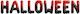 Buchstaben Folie Orange