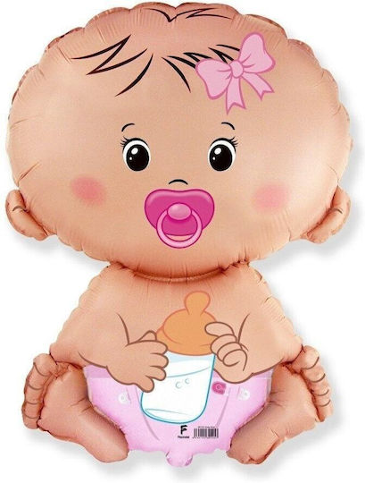 GoDan Geburt Baby Folie Jumbo Rosa 61cm