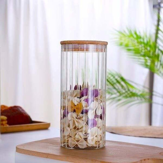Mplco Mplco Glasvase für Kaffee / Tee mit Deckel Transparent 1000ml