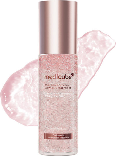 Medicube PDRN Pink Collagen Glow Serum Hidratant pentru Față cu Centella Asiatica și Niacinamidă pentru Strălucire 60ml