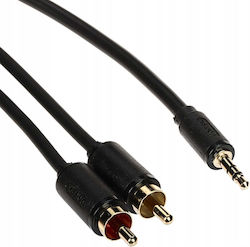 Unitek 3.5mm male-2x RCA male 15m C19025BK01 Unitek 3.5mm male-2x RCA male 15m C19025BK01