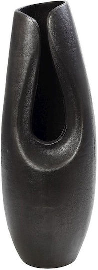 Decorative Grey Aluminum Vase 41x41xH17cm