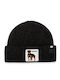 Kinder Beanie Gestrickt Schwarz