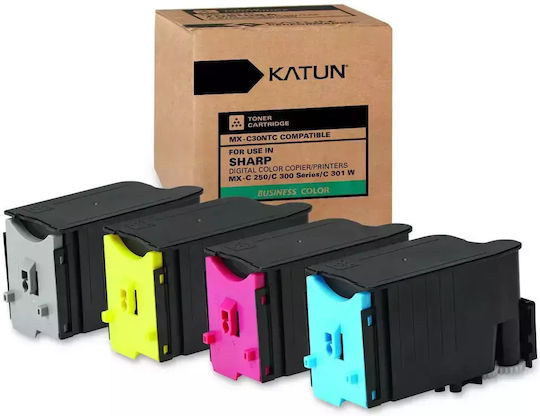 Katun Kompatibler Toner für Laser Drucker Sharp Sharp Mx C 250 E 6000 Seiten Gelb