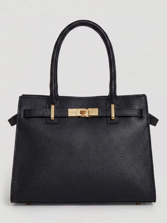 Leather Women's Handbag Black