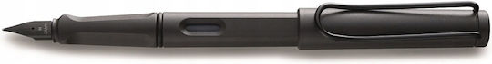 Lamy Safari 017 Stilou de scris Extra Fine Gri din Plastic cu Cerneală Neagră