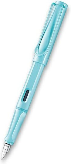Lamy Safari Stilou de scris Medium Albastru deschis din Plastic cu Cerneală Albastră