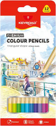 Keyroad Coloured Pencils Set 12 Colours