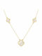 Senzio Belibasakis Halskette mit Blumenmuster aus 14K Gold