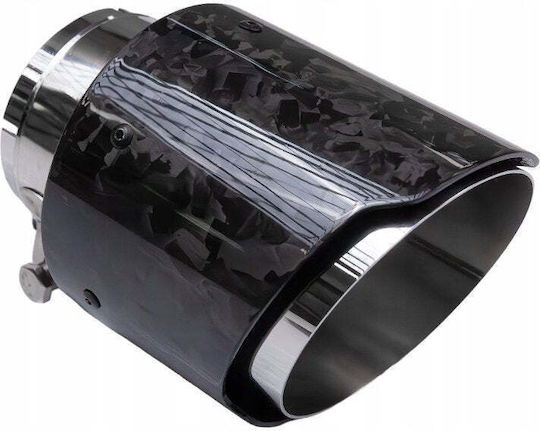 Mtuning Abgasendstück Typ: 14 114mm Eingang 76mm Carbon Glanz