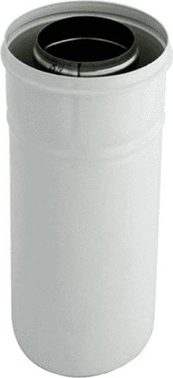 SpiroFlex Kaminrohr Doppelwandig 60/100 Weißer Länge 0,5m