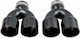 Poujoulat Kaminrohr Abschluss Typ: 36 89mmx2 Eingang 67mm Schwarz Chrom Set