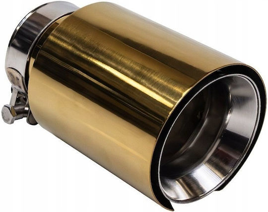 Poujoulat Kaminrohr Abschluss Typ: 51 89mm Eingang 70mm Gold Satin