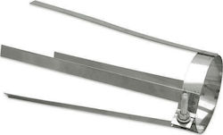 Spiroflex Σφιγκτήρας Απόστασης Καμινάδας 80mm Ανοξείδωτος Sx-okd80obd