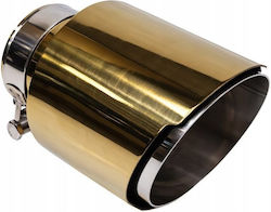 Poujoulat Απόληξη Εξάτμισης Τύπος:39 89mm Είσοδος 67mm Gold Satin