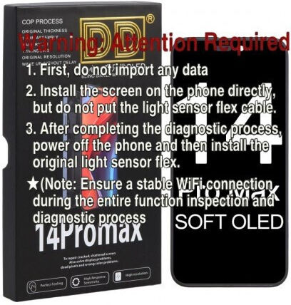 Apple Iphone 14 Pro Max LCD+Touch Screen Черен Diagnostic Soft OLED DD