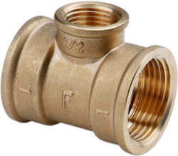 Ferro Tee Pentru Țevi De Conexiune Alamă 27mm T09Z