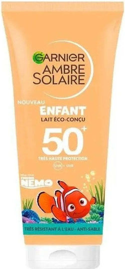 Garnier Ambre Solaire Kids SPF50 SPF50+ Водоустойчив Бебешки Слънцезащитен Крем Емулсия за Лице 100ml