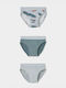 Boboli Set Kids Underwear Panties 3 Pieces Grey