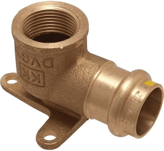 IBP Rohrbogenarmatur Messing 1/2" Weiblich 15mm