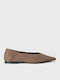 Sante Wildleder Damen Ballerinas Spitz zulaufend Khaki