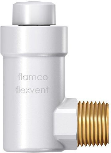 Flamco Flexvent R Aerisitor Automat pentru Calorifer Unghiular 1/2" Alb 27711