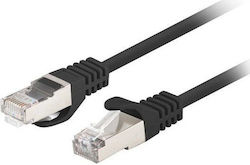 Lanberg F/UTP Cat.6 Cablu Ethernet 3m Negru 10 Bucăți Lanberg F/UTP Cat.6 Cablu Ethernet 3m Negru 10 Bucăți