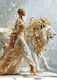 Reispapier Maja's Memories 30x42cm Frau Löwe Md...
