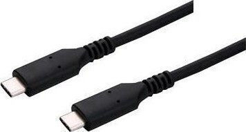 C-TECH USB 4 Video Cable USB-C male - 100W PD Μαύρο 1m CB-USB4-1B
