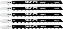 Graphite Stichsägeblätter für Holz 126mm 5 Stück Graphite Stichsägeblätter für Holz 126mm 5 Stück