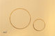 Alcadrain Thin Control Button For Concealed Cisterns Dual Flush Gold Glossy M675