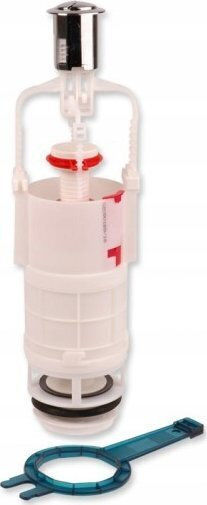 Kk-pol Cistern Drain Valve 3/6 Liters Duo Max Zsd 209 0 B Chrome Universal Compatibility