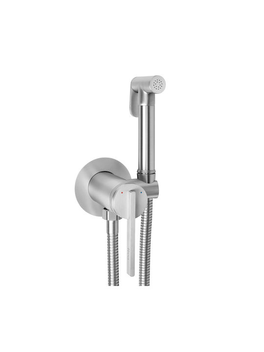 Rea Wand Bidetarmaturen Silber