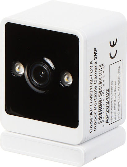 Apti APTI-W31H2-TUYA IP Surveillance Camera Wi-Fi Full HD+ 3MP with Two-Way Communication and 3.6mm Lens