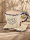 Keskor Ceramic Multicolour Plant Pot 19x19x12cm