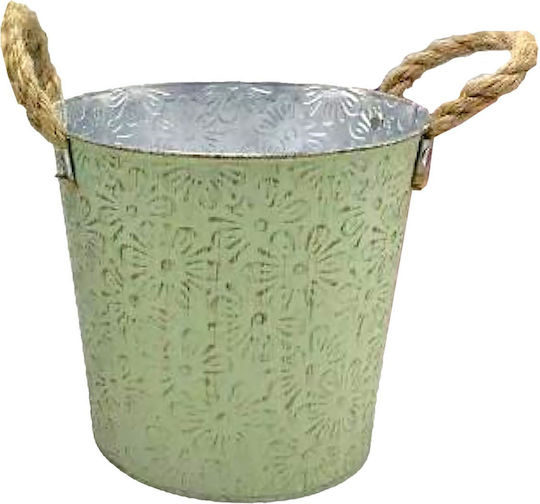 HOMie Metal Plant Pot Red 18x18x17cm