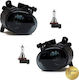 MTuning Комплект Фарове за Мъгла Audi A6 C6 4f Sedan Allroad Avant A4 B8 8k Sedan Avant Q5 8r Seat Exeo 3r2 Vw Passat Cc B6 357 2004-2011