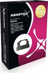 Asarto Etikettendrucker-Bänder 1m x 9mm in Schwarz Farbe Asarto Etikettendrucker-Bänder 1m x 9mm in Schwarz Farbe