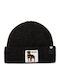 Beanie Unisex Strickmütze in Schwarz