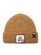 Unisex Beanie Strickmütze in Gelber Farbe