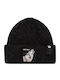 Beanie Unisex Strickmütze in Schwarz