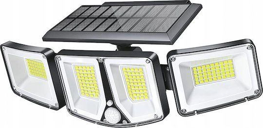 Viking Стенна Соларна Лампа 20W 1200lm със Сензор за Движение и Фотосензор IP65