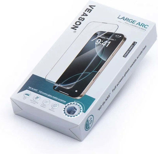 Veason Tempered Glass 6d Pro Glass Set 10in1 Iphone 17 Air Μαύρο