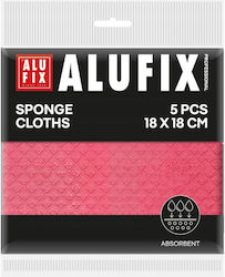 Alufix Кърпички за почистване за дървени повърхности Розови 18x18см 5бр Alufix Кърпички за почистване за дървени повърхности Розови 18x18см 5бр