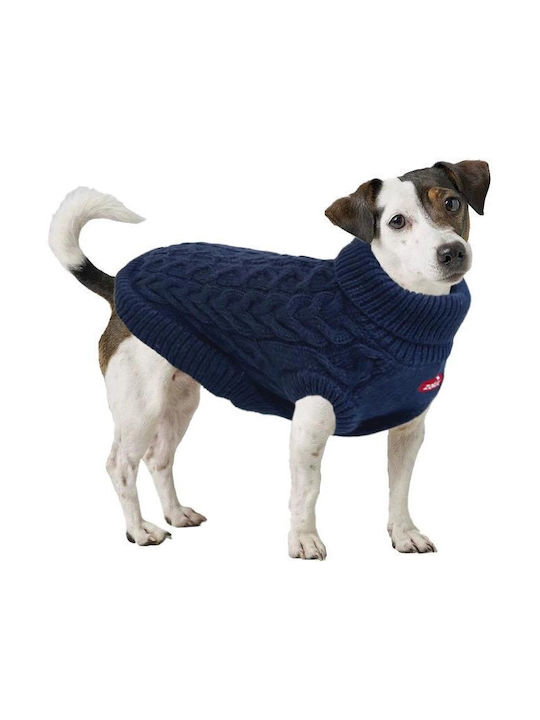Lalazoo Knitted Sweater for Dog in Blue Colour