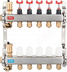 Ferro Manifold Pipe Collector Brass 16mm