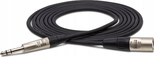 Hosa Studio- und Musikinstrumentenkabel 6,3mm Stecker - Midi-Männchen 6m
