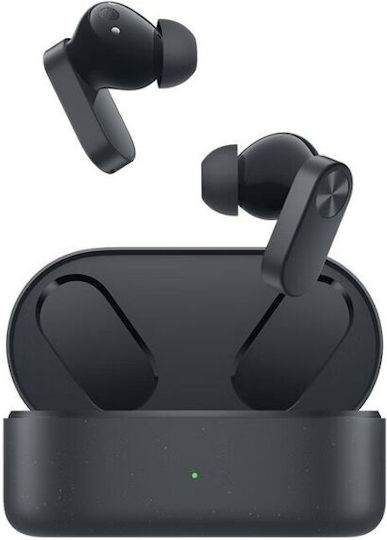 OnePlus Buds Ace Bluetooth Handsfree Ακουστικά με Αντοχή στον Ιδρώτα και Θήκη Φόρτισης Μαύρα